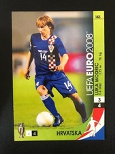 Luka Modric #143 RC Rookie Card | 2008 Panini UEFA EURO | Croatia | MINT