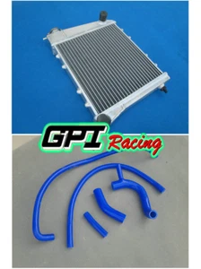 Radiator + BLUE hose for 1967-1991 AUSTIN /ROVER MINI cooper MORRIS ALL MODELS - Picture 1 of 6