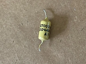 Vintage Mullard .027 uf 400v Mustard Guitar Amp Capacitor (Qty Avail) - Picture 1 of 4