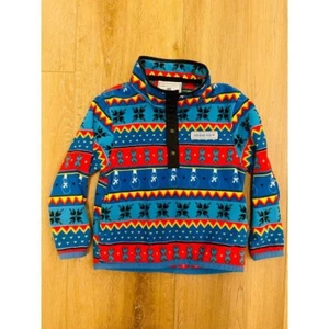 Obermeyer Quarter Button Up Fleece Pullover Sweater Youth Size Small - Picture 1 of 5