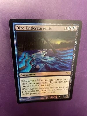 MTG - Dire Undercurrents - FOIL -Shadowmoor- NM/MT - Brandy New With Border Wear - Image 1 of 2