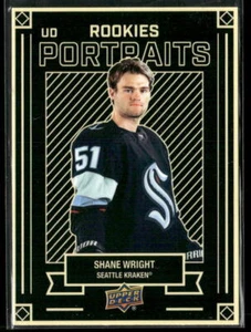 2022-23 Upper Deck #P-76 Shane Wright Seattle Kraken UD Portraits Hockey Card - Picture 1 of 2