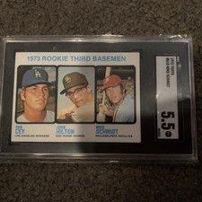 1973 Topps Mike Schmidt ROOKIE SGC 5.5 EX+ Ron Cey, John Hilton RC Third Basemen