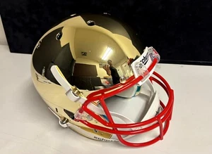 Schutt Gold Chrome Helmet Full Size Authentic VERY RARE - Picture 1 of 1