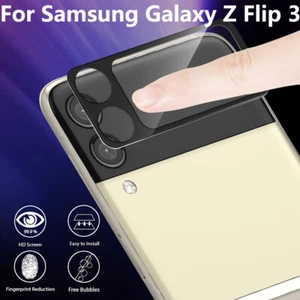 Tempered Glass Skin Lens Protector For Samsung Galaxy Z Flip 3 Camera Lens Cover - Picture 1 of 11