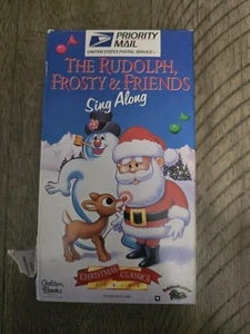Vtg 1996 The Rudolph Frosty & Friends Sing Along VHS Animated Christmas Songs - Picture 1 of 3