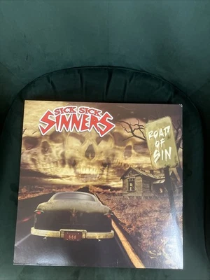 Sick Sick Sinners - Road Of Sin - 2017 - RARE SIGNED Vinyl - NM Foto 1 de 3