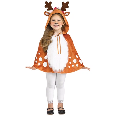 Cape Deer Hooded Todlr - Fun World Foto 1 de 3