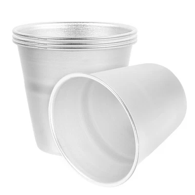  4 Pcs Pirottini Alluminio Macchina Per Budino All'uovo Jelly Stampi Dessert - Immagine 1 di 4