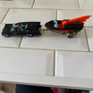 Vintage 1960's Corgi Batmobile with Bat-boat!!! VERY Rare Collectible!!! - Picture 1 of 12