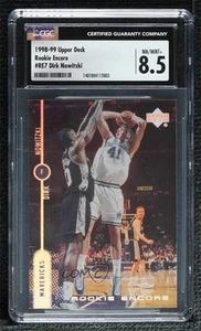 1998-99 Upper Deck Encore Rookie Encore Dirk Nowitzki #RE7 CGC 8.5 RC HOF - Picture 1 of 3