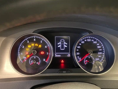 Speedometer Instrument Cluster Hatchback Base MPH 206K Fits 15-17 GOLF 107545 - Image 1 of 4