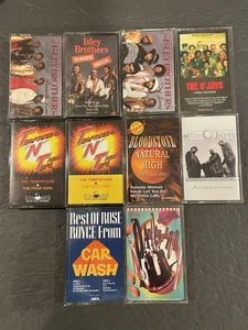 R&B Cassette Mixed Lot Of 10 Male Rhythm And Blues O’Jays Isley Bros. Rose Royce - Imagen 1 de 3