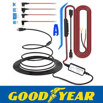 Dash Cam Hard Wire Kit for Goodyear / Nextbase / Universal Camera Mini Micro USB