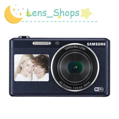 Samsung DV180F Digital Camera Dual Screen 16 MP 5x Optical Zoom Blue Selfie Mode - Image 1 of 4