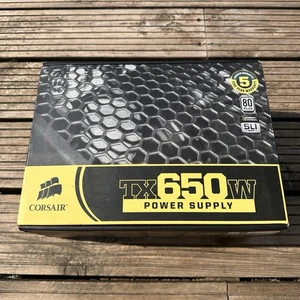 Corsair CMPSU-650TX 650W Power Supply--BRAND NEW SEALED. - Afbeelding 1 van 9