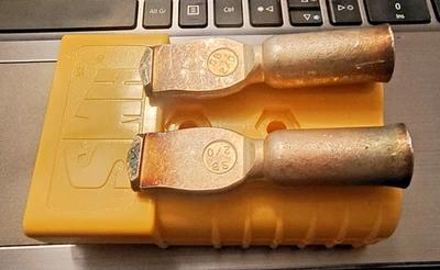 CONECTOR BATERÍA 350 AMARILLO Conn 2/0 SMH DESCONECTAR RÁPIDO Foto 1 de 2