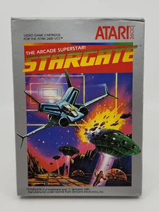 Atari 2600 Boxed Video Game Cartridge - Stargate (Corp 1987) - CIB Complete - Picture 1 of 3