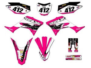 2019-2023 CRF 250 F 13 FLY Pink Senge Graphics Kit Compatible with Honda - Picture 1 of 10