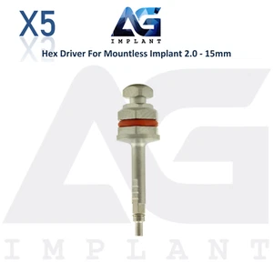 Destornillador hexagonal 5 para accesorio sin montaje 2.0 - L15 mm herramienta de inserción y apriete - Imagen 1 de 4
