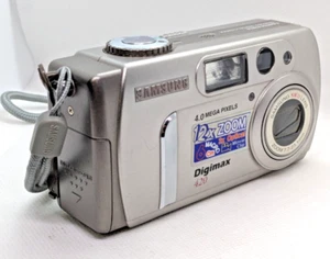 SAMSUNG Digital Camera Digimaz 420 4.0 Mega Pixels 12x Zoom SHD Lens As Is - Picture 1 of 13