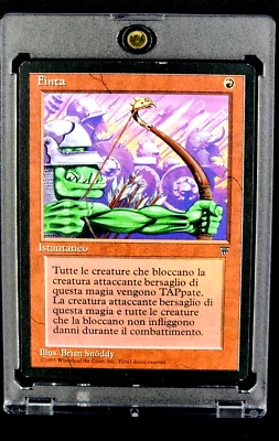 1995 Magic The Gathering Italian Legends Finta / Feint Only Printing Vintage - Image 1 of 4
