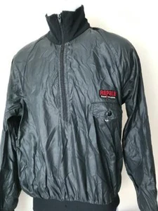 vtg RAPALA NORMARK FIELD STREAM BLACK 80s JACKET windbreaker Med Mens - Picture 1 of 8