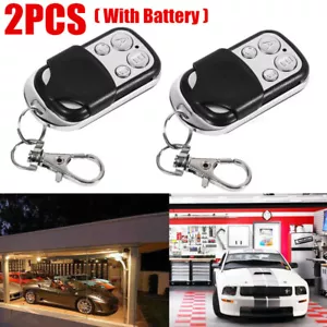 2PC 433MHz Electric Gate Garage Door Remote Control Duplicator Fob Cloner Opener - Picture 1 of 11