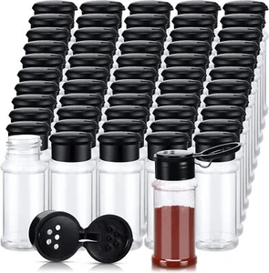 100 Pcs Plastic Spice Bottles Spice Jars Seasoning Jars Spice Bottles Spice S... - Picture 1 of 6