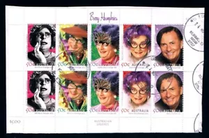 AUSTRALIA • 2006 • Barry Humphries / Dame Edna Sheetlet • Used - Bild 1 von 1