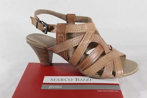 Marco Tozzi Women's Sandal Brown Leather NEW!! - Picture 1 of 6