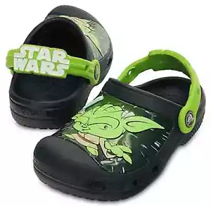 CROCS 201502-410 CC STAR WARS YODA Inf/Yth (M) marineblau/grün Croslite Slipper Clogs - Bild 1 von 6