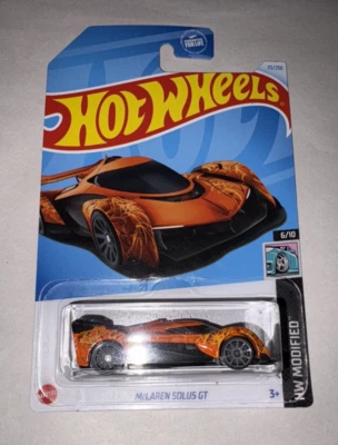 McLaren Solus GT #70 Orange 6/10 Modified 2024 Hot Wheels - Image 1 of 2