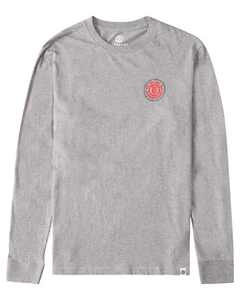 ELEMENT Boy's L/S Shirt SEAL - Light Grey Heather - Large (14) - NWT - Picture 1 of 2