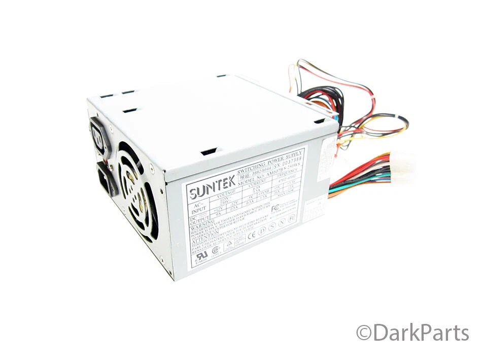 Suntek AM607BS-250WS Power Supply 250W ATX PSU - Photo 1/1