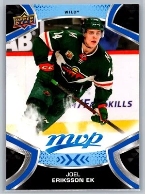Joel Eriksson Ek 2021-22 Upper Deck MVP Blue Set Break HOCKEY #51 Minnesota Wild - Image 1 of 2