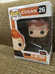 2019 SDCC EXCLUSIVE FUNKO POP! TBS: CONAN O'BRYAN AS JON SNOW #26. - Picture 1 of 8
