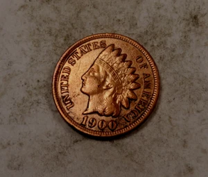 1900 Indian Head Cent Penny * Extra Fine XF/EF * XI712 - Picture 1 of 2