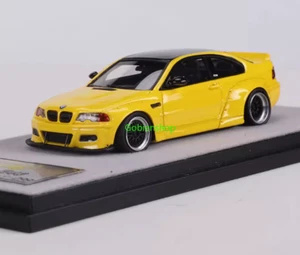 GB QD 1:64 gelb M3 CSL E46 Coupe Sportmodell Diecast Resin Auto - Bild 1 von 3