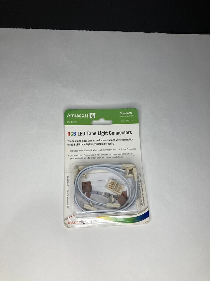 ARMACOST LIGHTING - RGB LED TAPE LIGHT CONNECTORS - R760010 - 850080006450 - Image 1 of 2