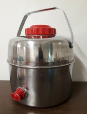 Vintage Watercooler Water Jug St Louis USA Stainless Steel 