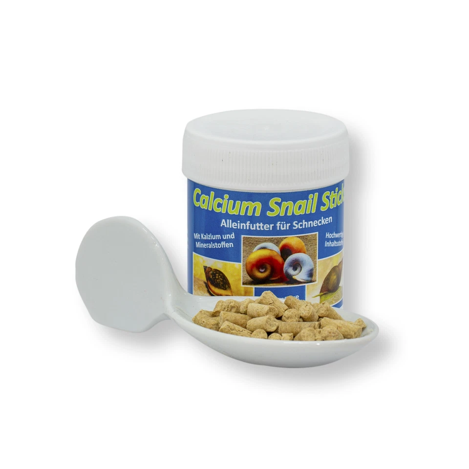AQ4Aquaristik - Calcium Snail Sticks - Futtersticks für Schnecken mit Kalzium...