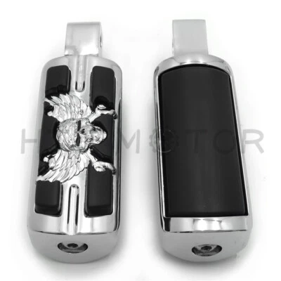 Escaleras calavera pirata cromadas para Yamaha delanteras '09-'16 FZ6R '01-'16 FZ-1/1000 Foto 1 de 4