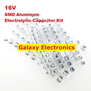 190Pcs 10value 0.33uF-470uF 16V SMD Aluminum Electrolytic Capacitor Assorted Kit - Picture 1 of 1