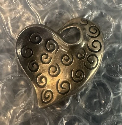 Colgante corazón remolino plata esterlina 925 pollack Relios Carolyn Foto 1 de 4