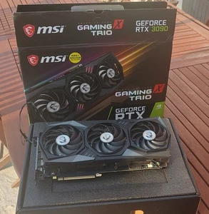 MSI RTX 3090 Gaming X Trio | Honeywell PTM 7950 | Custom VRAM Cooling | Complete - Photo 1/9