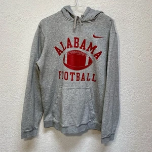 Nike Alabama Crimson Tide Hoodie Men’s Large Grey FOOTBALL Pullover Sweatshirt - Picture 1 of 9
