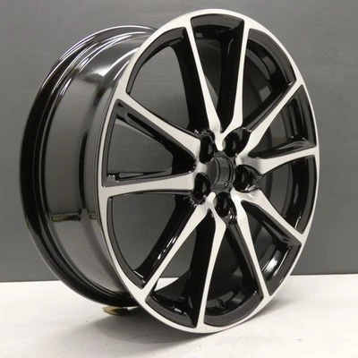 TOYOTA YARIS GR 18" BLACK DIAMOND CUT ALLOY WHEEL RIM OEM 42611-0DM90 X1 - Image 1 of 4