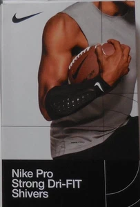 Nike Pro Strong Dri-FIT Shivers Unterarm Pad Protector Sleeve Fußball Schwarz L XL - Bild 1 von 2