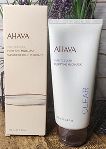 AHAVA Time to Clear Purifying Mud Facial Mask 3.4 fl.oz NIB *SEALED* - Picture 1 of 5